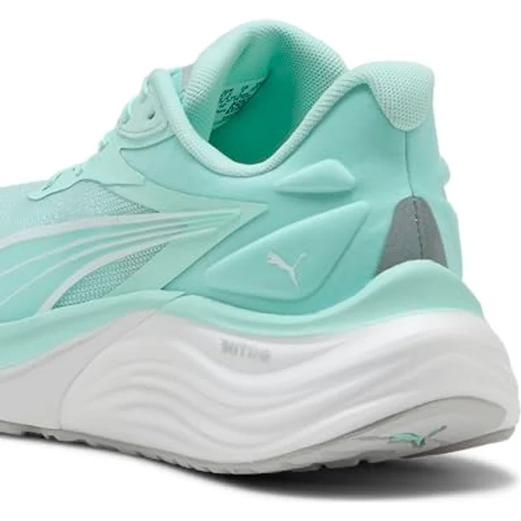 Puma Electrify NITRO 4 Wn, Damen Laufschuhe mit NITROFOAM™ und PROFOAM LITE, 42.5, Grün – Bild 2