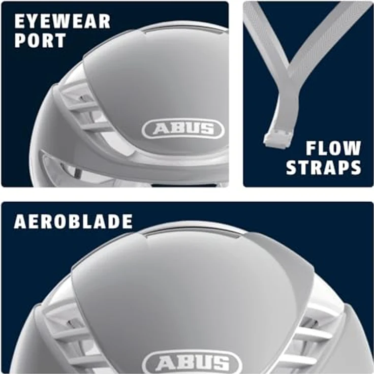 Abus GameChanger 2.0, Velohelm mit aerodynamischer Form und innovativem Ventilationssystem, 57-61 cm – Bild 4