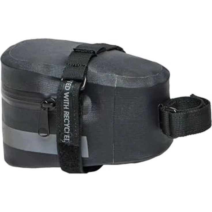 Vaude Tool Proof L, wasserdichte Satteltasche mit 1,3 l Volumen und praktischer Klettbefestigung, schwarz – Bild 2