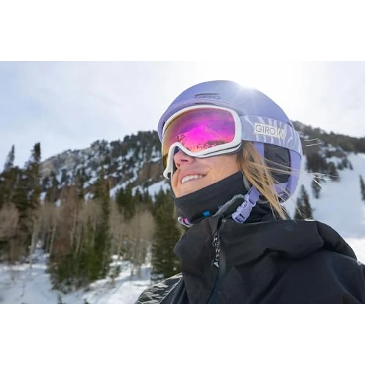 Giro Avera Helm, Skihelm für Wintereinsatz mit Thermostatsteuerung, Matt Weiß, Größe M – Bild 5
