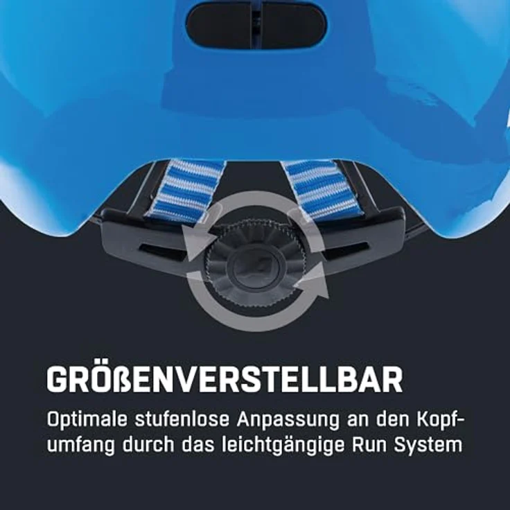 ALPINA Kinder-Helm Ximo 2, ahoi gloss, mit höhenverstellbarem 360° Fitsystem und Inmold-Bauweise für optimalen Sitz und Schutz – Bild 5