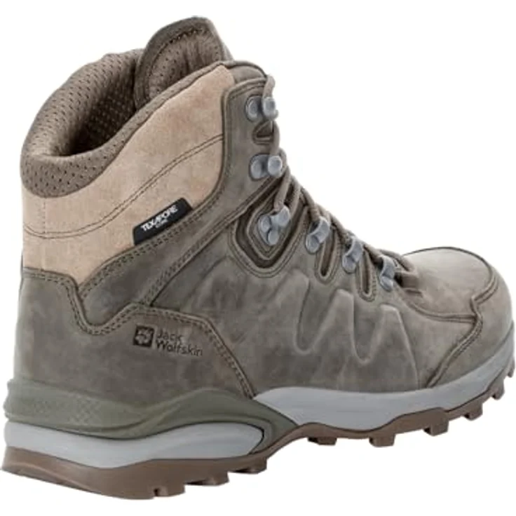 Jack Wolfskin Refugio Prime Texapore Mid M, Herren Wanderschuhe, wasserdicht und atmungsaktiv, Grau, Größe 45.5 – Bild 5