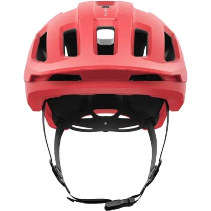 POC Axion Race MIPS Fahrradhelm, leichter Trail- und Endurohelm mit optimierter Luftzirkulation, ammolite coral/Uranium black matt, Größe M – Bild 2