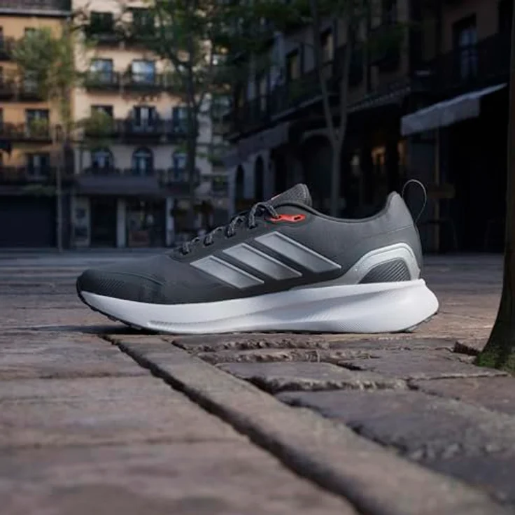 adidas Running Shoes JI4084, Laufschuhe mit wasserabweisendem Obermaterial und Cloudfoam Dämpfung, schwarz, Größe 41 1/3 – Bild 21