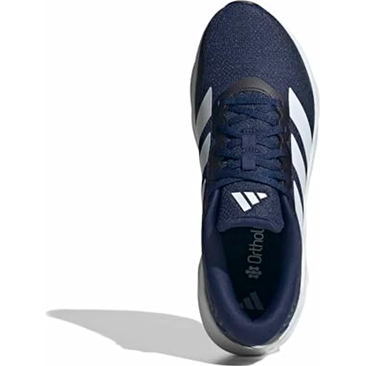 Adidas Galaxy 8 IH9813, Laufschuh mit Cloudfoam Dämpfung, Weiß/Dark Blue/Night Indigo – Bild 7