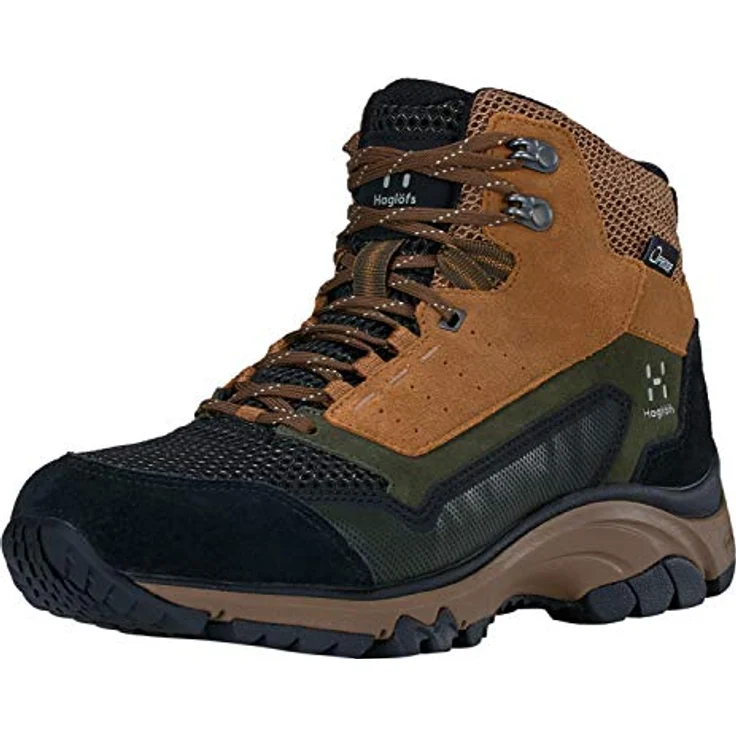 Haglöfs Skuta Proof Eco Mid Shoes, Damen Wanderschuhe, wasserdicht, 37 1/3, Braun – Bild 1
