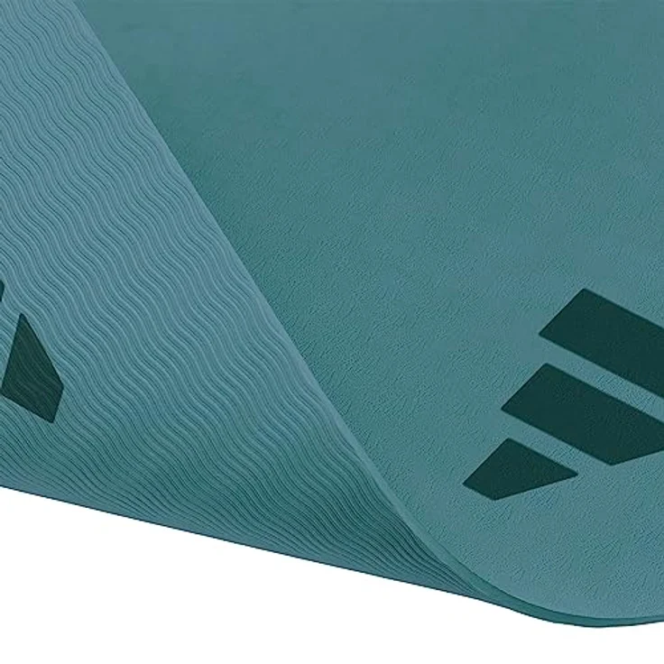 adidas Performance Yogamatte Adidas Premium Yogamatte, 5mm, strapazierfähig und rutschfest, schwarz – Bild 9