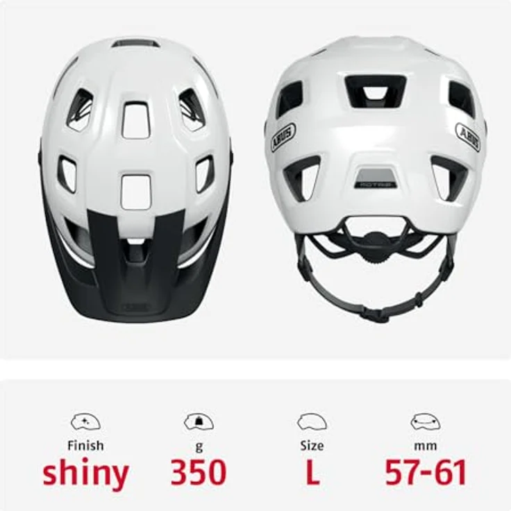 Abus MoTrip shiny white 57 - 61 cm – Bild 5