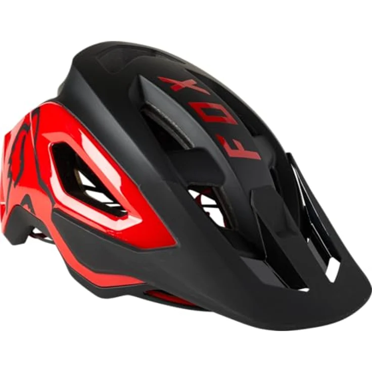 FOX SPEEDFRAME PRO HELMET, CE Trail Helm - black - red - Größe S – Bild 2