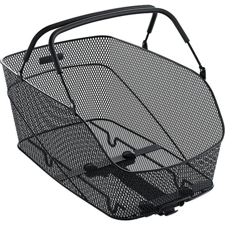 Racktime Velokorb, 28 l mit Snapit-Systemadapter für sicheren Transport, schwarz