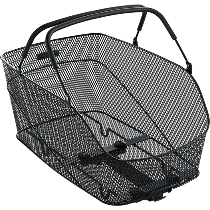 Racktime Velokorb, 28 l mit Snapit-Systemadapter für sicheren Transport, schwarz