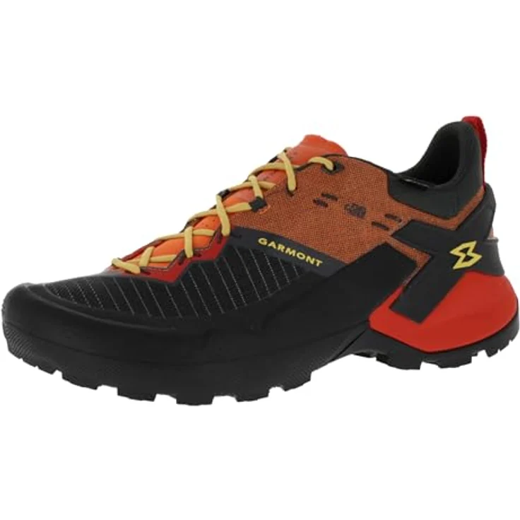 Garmont 9.81 Onyx GTX Men UK 8,5 Wanderschuhe mit Gore-Tex Membran, raven black/firecracker orange – Bild 1