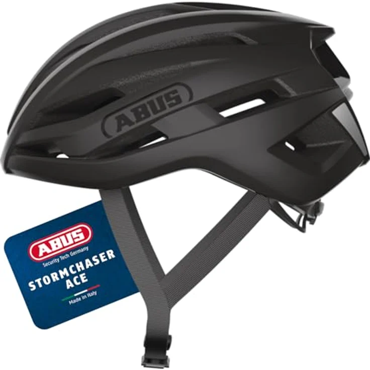 Abus StormChaser ACE, Velohelm (54 - 58 cm) mit optimierter Belüftung und anpassbarem Verstellsystem – Bild 1
