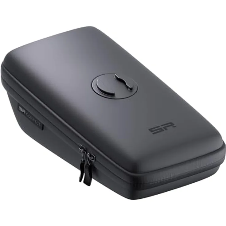 Sp Connect Velotasche, wetterfeste Lenkertasche mit doppelt Reißverschluss, kompatibel mit SP CONNECT Hüllen, schwarz
