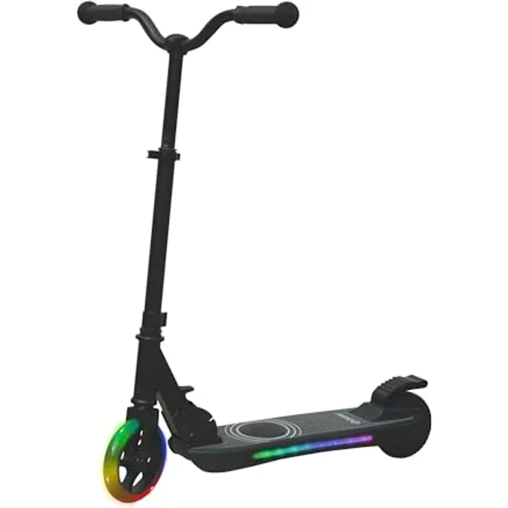 Denver SCK-5500B Kinder E-Scooter, Elektromotor 120 W, bis 10 km/h, faltbar, schwarz