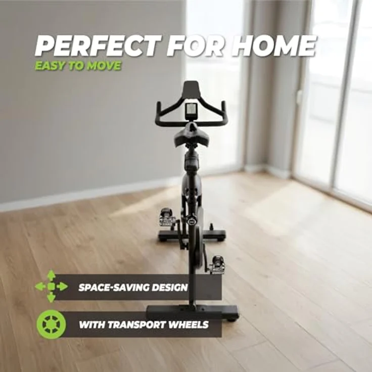 VirtuFit RS200i Indoor Cycle, Magnetisches Speedbike mit Bluetooth, 22 kg Schwungrad und ergonomischem Lenker – Bild 8