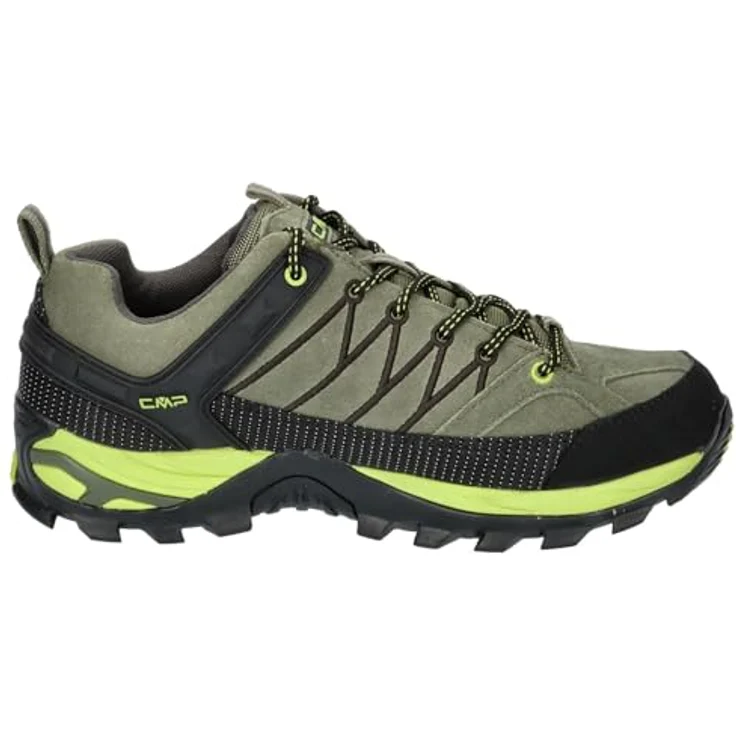 CMP Rigel Low Trekking Shoes WP, Wasserdichte Wanderschuhe mit Griffiger Gummi- und EVASohle, Kaki-Acido, Größe 47 – Bild 8
