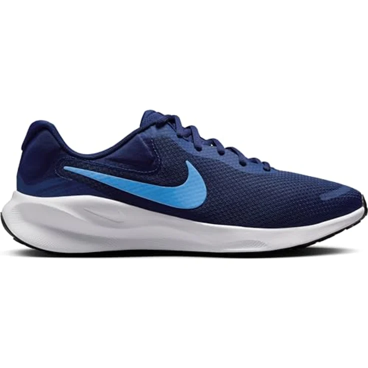 Nike Sportschuhe Revolution 7 Fb2207 406, Neutrale Laufschuhe mit dämpfender Mittelsohle, Größe 40, Blau – Bild 6
