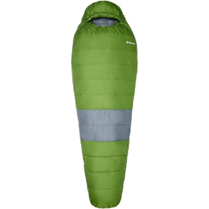 Marmot Trestles Elite Eco 30, Kunstfaserschlafsack mit hervorragender Isolierung, 198 cm, Foliage – Bild 1