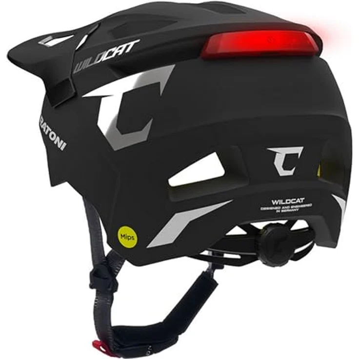 Cratoni WildCat MIPS, Kinder-/Jugendhelm mit optimaler Belüftung und 360° Grössenverstellsystem, schwarz – Bild 2