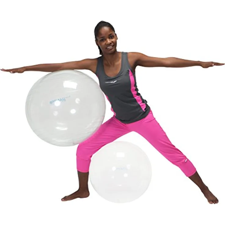 Sport-Tec Opti-Ball Gymnastikball Sitzball Yogaball Büroball Bürostuhl Fitnessball, 65 cm