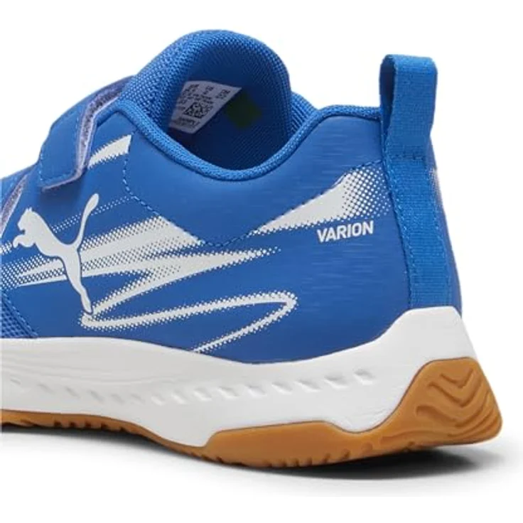 PUMA Varion II, Kinder Laufschuhe mit Variofoam Dämpfung und Klettverschluss, blau, Grösse 33 – Bild 4