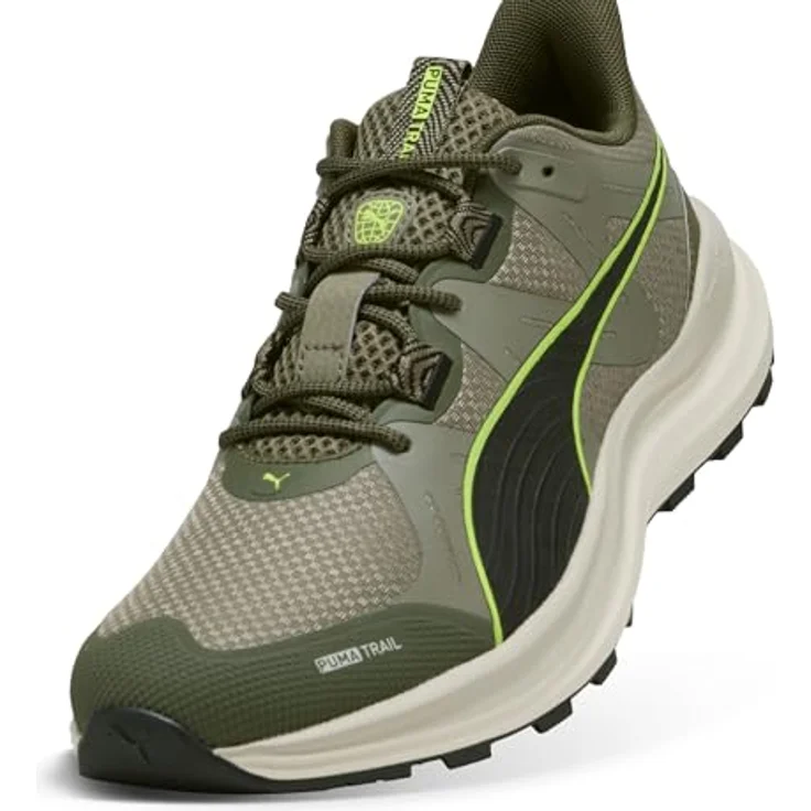 PUMA Reflect Lite Trail, Trailrunning-Schuhe mit PUMALite-Schaum und SOFTFOAM+, Grün, EU 44 – Bild 6