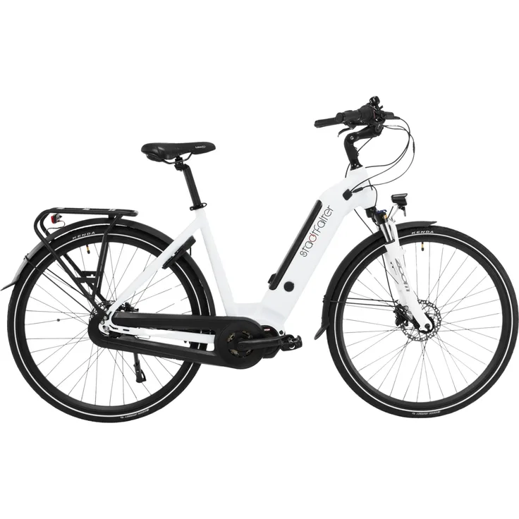 AsVIVA E-Bike 28" Stadtfalter B14 Hollandrad 36V Elektrofahrrad Pedelec Mittelmotor weiß - 250W Ananda Mittelmotor, 36V &amp, 17,2Ah Li-Ion LG Akku, 7 Gang Shimano Nexus Nabenschaltung