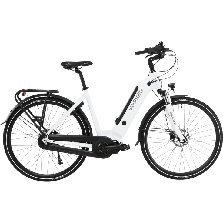 AsVIVA E-Bike 28" Stadtfalter B14 Hollandrad 36V Elektrofahrrad Pedelec Mittelmotor weiß - 250W Ananda Mittelmotor, 36V &amp, 17,2Ah Li-Ion LG Akku, 7 Gang Shimano Nexus Nabenschaltung