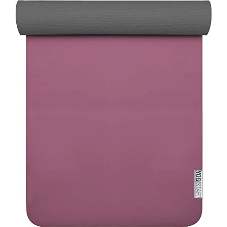 Yogistar Yoga-Vorleger Pro, Unisex – Erwachsene, Bordeaux-anthrazit – Bild 1