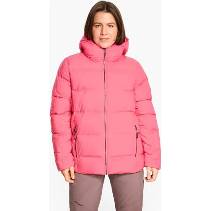 Ziener Skiwear Damen Ski Jacke TRAVA-Z, atmungsaktive MicroDown Jacke mit AQUASHIELD® Membran - strawberry, Größe 40 – Bild 3