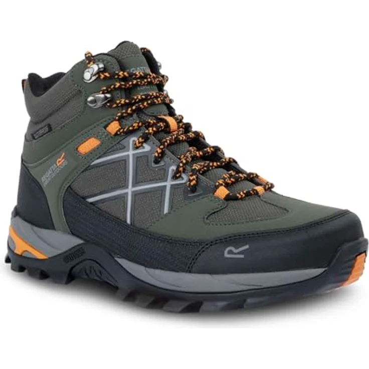 Regatta Samaris III, Freizeitschuhe mit ISOTEX-Membran, oliv/orange – Bild 1