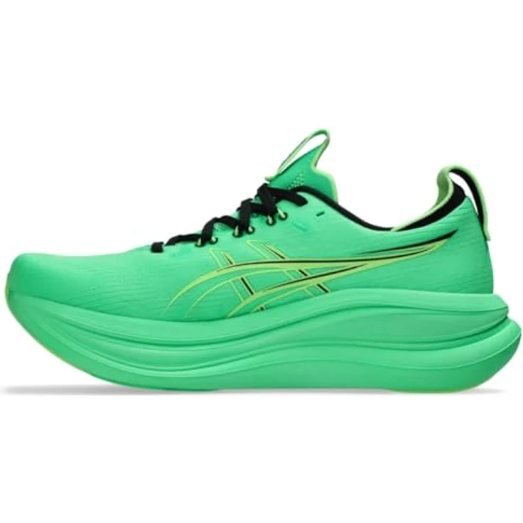 Asics GEL-NIMBUS 28, Laufschuhe für Herren mit GEL™-Technologie und atmungsaktivem Obermaterial, Grün – Bild 4
