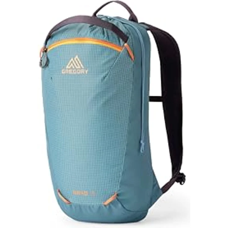 Gregory Nano 14, 14 L Wanderrucksack mit atmungsaktivem Rückenteil und Trinksystem, Blau (Rio Blue) – Bild 1