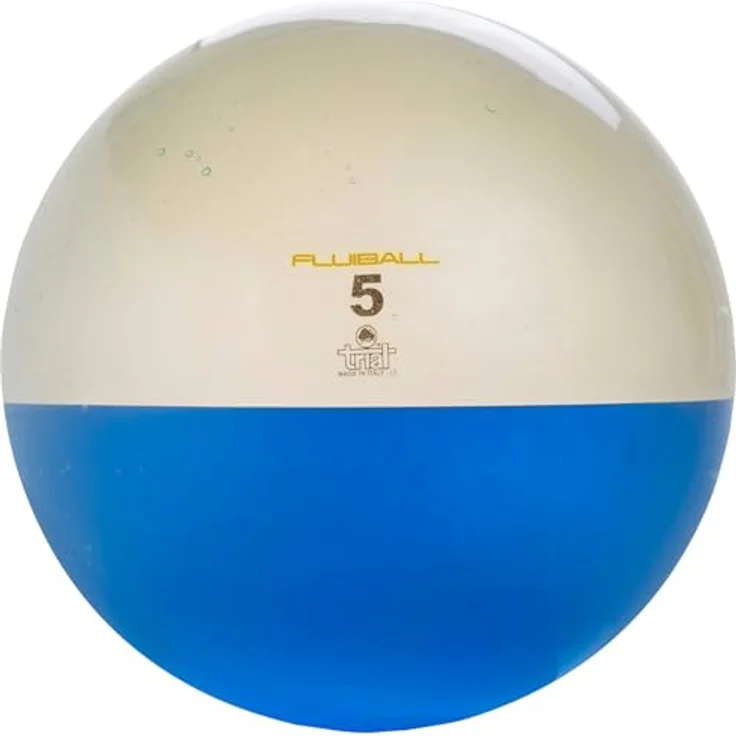 Trial Fluiball 5 kg, blauer Medizinball aus robustem Silikon mit Flüssigkeitsfüllung – Bild 1