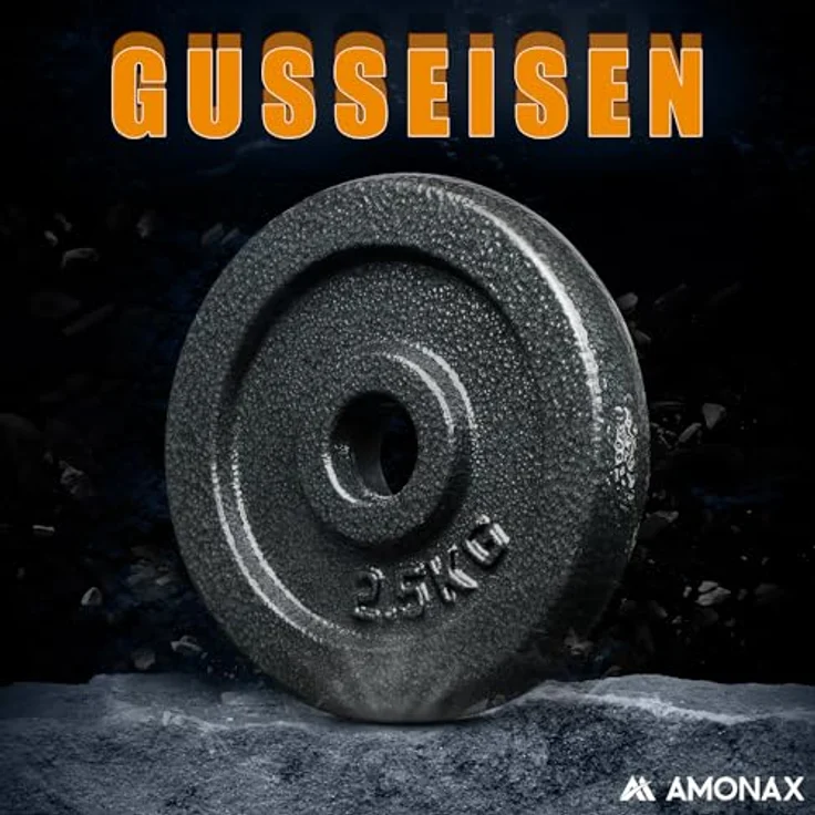 Amonax 20KG Verstellbare Hanteln, Hantelset, Kurzhanteln Gewichte Dumbbells Langhantelstange, Gusseisen Weight 10 kg 2er Set männer Frauen, langhanteln Krafttrainingsgeräte für zuhause Gym fitness – Bild 2