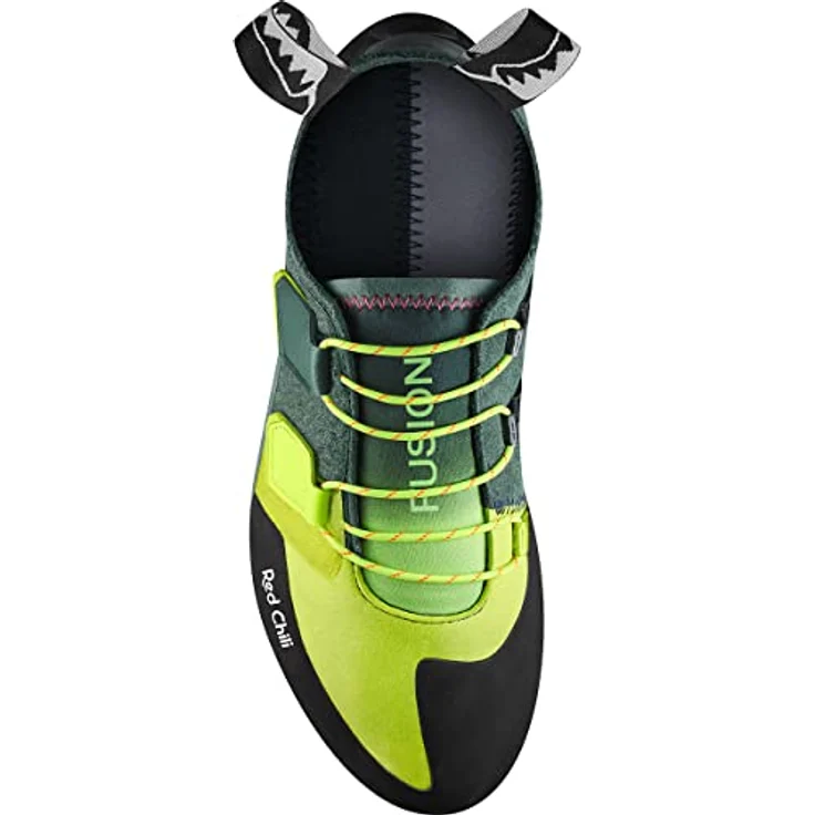 Red Chili Fusion II, Kletterschuh Größe UK 12, neutraler Leisten, Mikrofaszehenbox, Farbe oasis – Bild 2