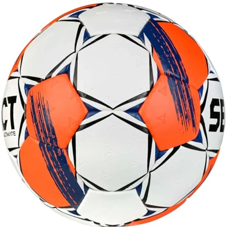 Select Ultimate EHF European League v25 Gr. 3, Handball, handgenäht, EHF-approved, hervorragende Griffigkeit, natürliche Latexblase – Bild 3
