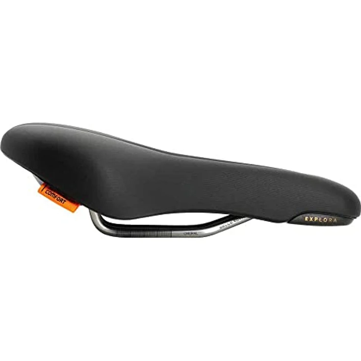 Selle Royal Royal Explora Fahrradsattel, ergonomisch, elastischer Durango-Bezug, schwarz, Einheitsgröße – Bild 2