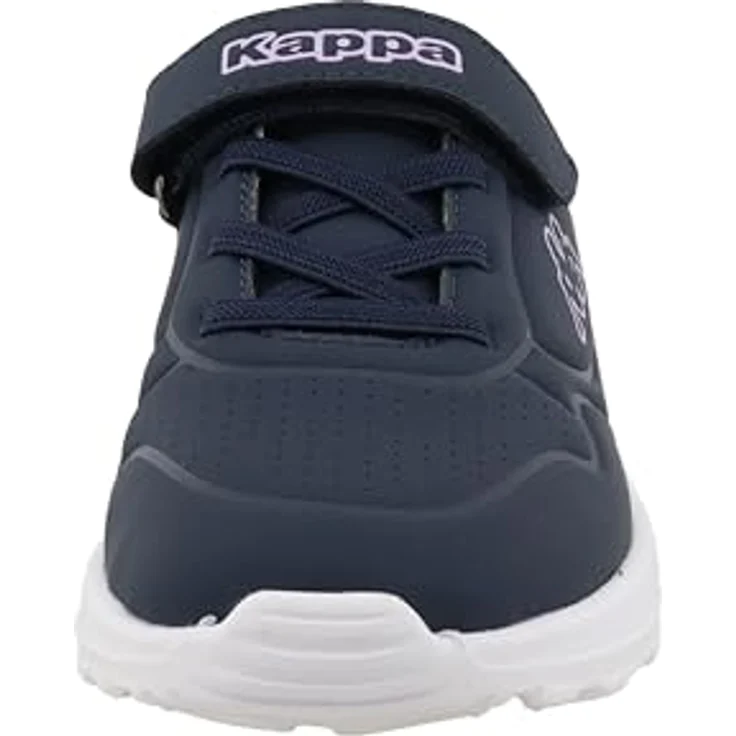 Kappa Mona Kinder Laufschuhe, Klettschuh Blau, Schuhgröße 33 EU, leichte Synthetik-Oberfläche, rutschfeste Gummi-Sohle – Bild 3