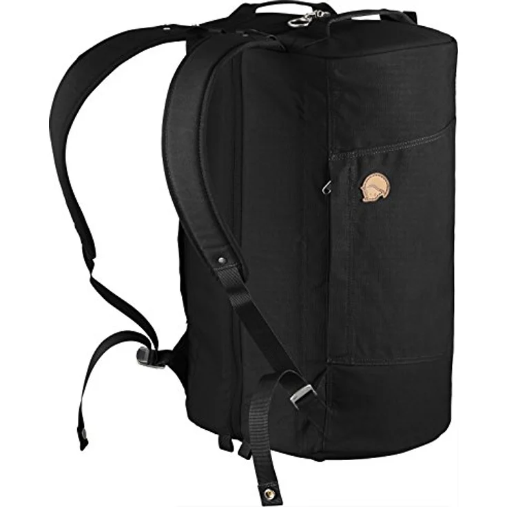 Fjällräven Splitpack Rucksack, Black, 35 L, 48 x 28 x 28 cm, mit gepolsterten Schultergurten und großen Innenfächern