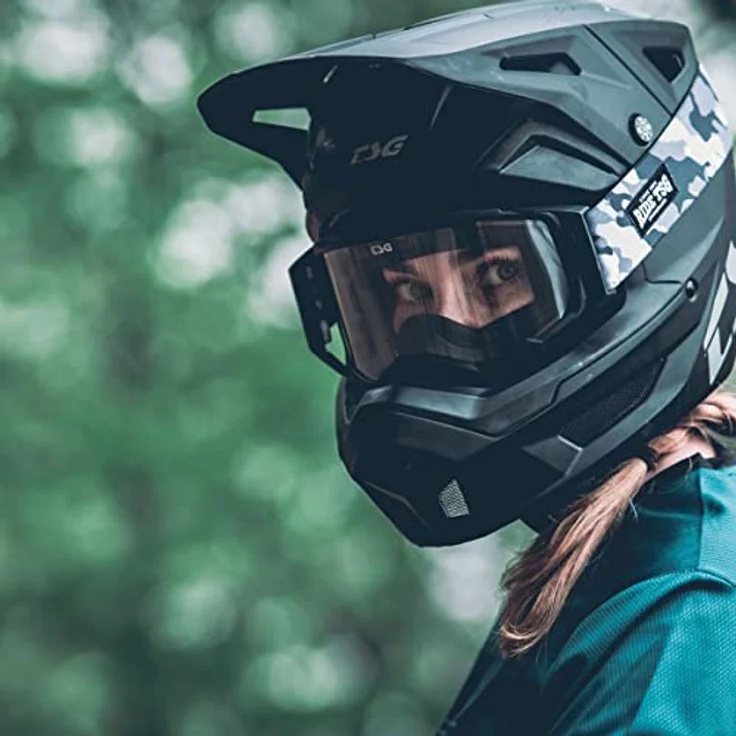 TSG Sentinel Solid Color Satin Black, Integralhelm für Downhill-Mountainbiking mit ABS-Hardshell-Konstruktion und 12 Belüftungsöffnungen – Bild 6
