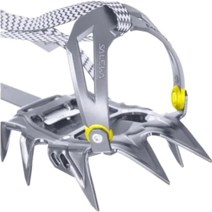 SALEWA Alpinist PRO Steigeisen, 3D-Karbonstahl-Konstruktion, Schwarz/Gelb, Einheitsgröße – Bild 2