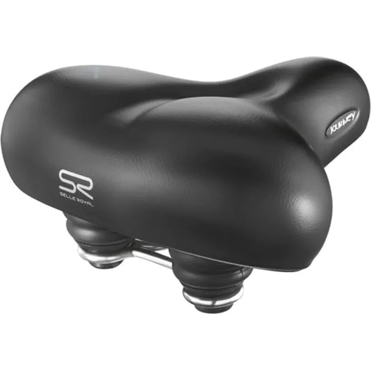 Selle Royal Journey Cityradsattel, Schwarz, Royalgel, wasserdicht, Druckbelastungsreduzierung bis zu 40%