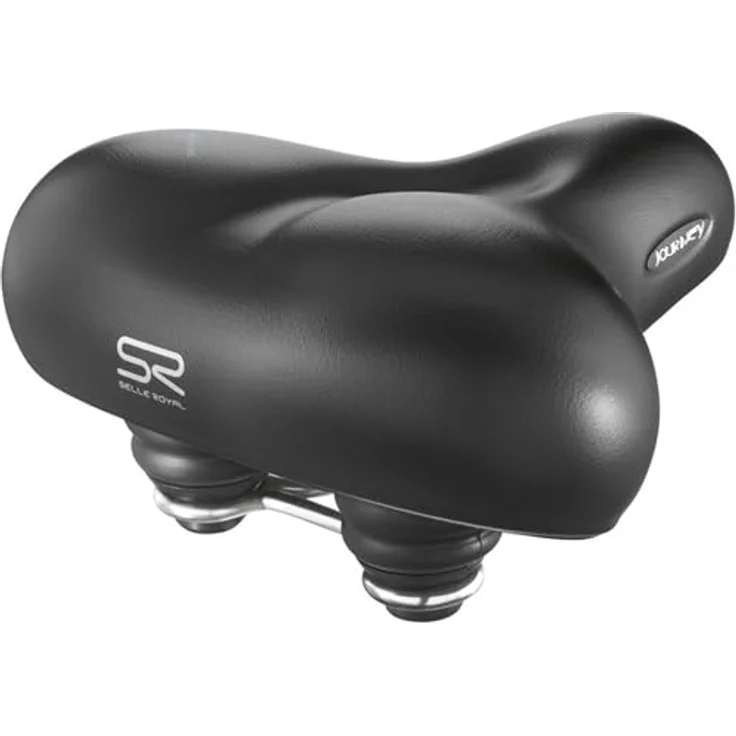Selle Royal Journey Cityradsattel, Schwarz, Royalgel, wasserdicht, Druckbelastungsreduzierung bis zu 40% – Bild 1
