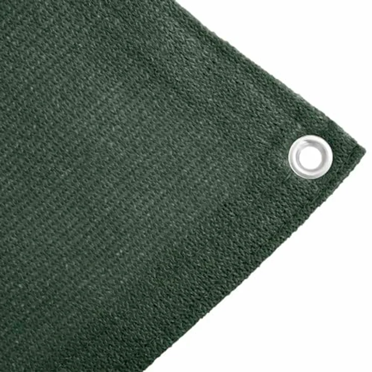 vidaXL Zeltteppich 250x250cm, Vorzeltteppich aus hochdichtem Polyethylen in Dunkelgrün mit integrierten Ösen zur einfachen Befestigung – Bild 5