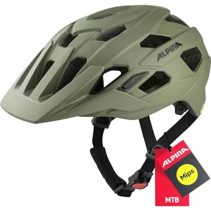 ALPINA SPORTS Plose MIPS, Velohelm (52 - 57 cm) mit erweitertem Schutz, individuell einstellbarem System und antibakterieller Polsterung – Bild 1