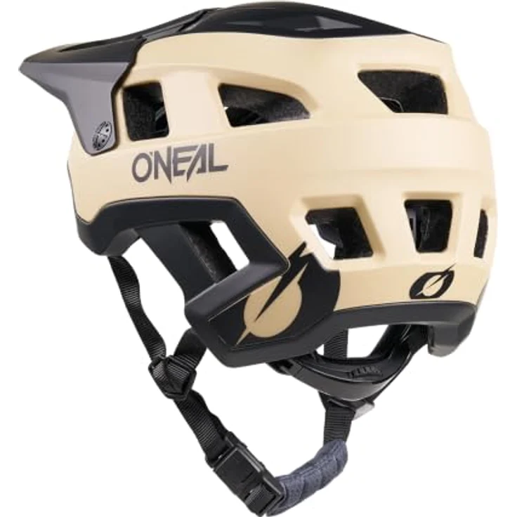 O'Neal Defender Helm, leichter All Mountain / Enduro Helm in Sand/Schwarz, L/XL mit Inmold-Technologie und Fidlock Magnet-Verschluss – Bild 4
