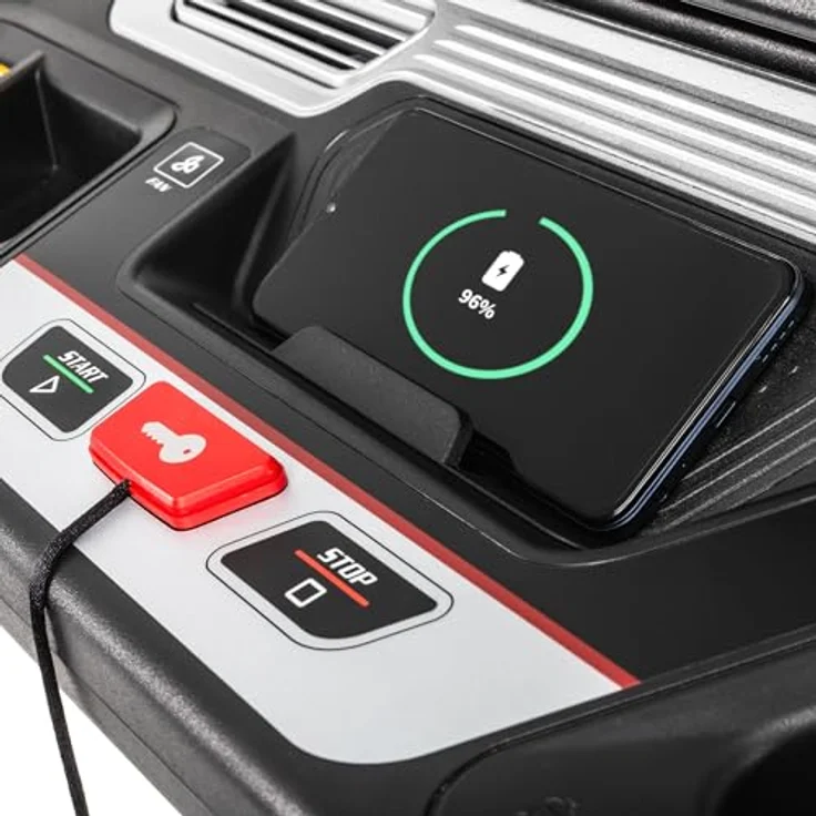 HAMMER Laufband F85, Fitness Laufband mit 15,6" TFT-Touchscreen, 10 Trainingsprogrammen, Steigungsfunktion bis 15%, klappbar & leise, extra breite Lauffläche 156 x 56 cm – Bild 4