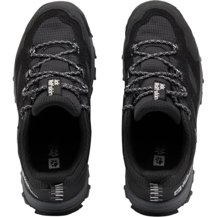 Jack Wolfskin Vojo Tour Texapore Low K, wasserdichte Wanderschuhe für Kinder, Grau – Bild 3